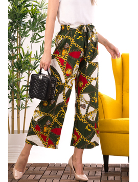 Pantaloni Dama Baisida Kaki si Galben